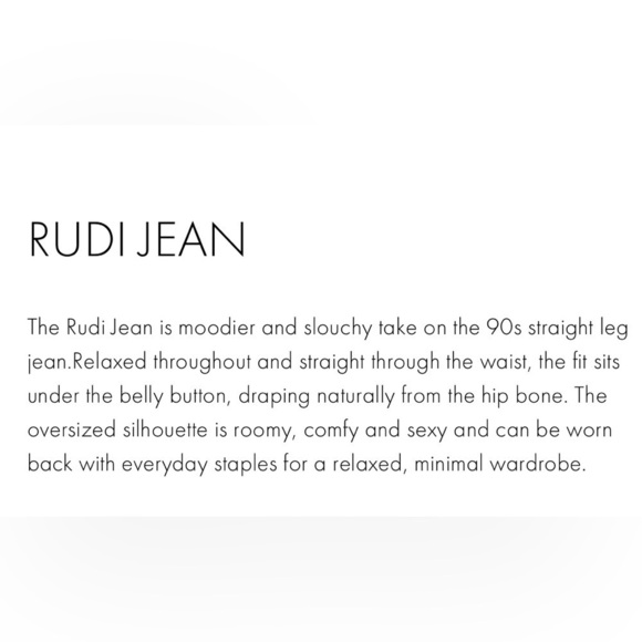 NOBODY DENIM Rudi Relaxed Fit Wide Leg Straight Jean Size 25 - Picture 11 of 11